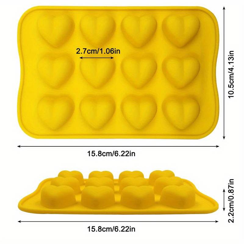 Silicone Molds For Baking Molds Silicone Shapes, Chocolate Molds, Soap  Molds, Square Heart Star Baking Molds, Diy Candy Ice Cube Cake Decoration  Moulds - Temu Germany